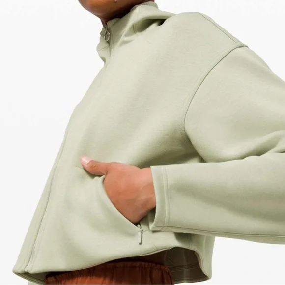 Lululemon Soft Oversized Zip Hoodie in Green Fern Size XL/XXL - Picture 1 of 13